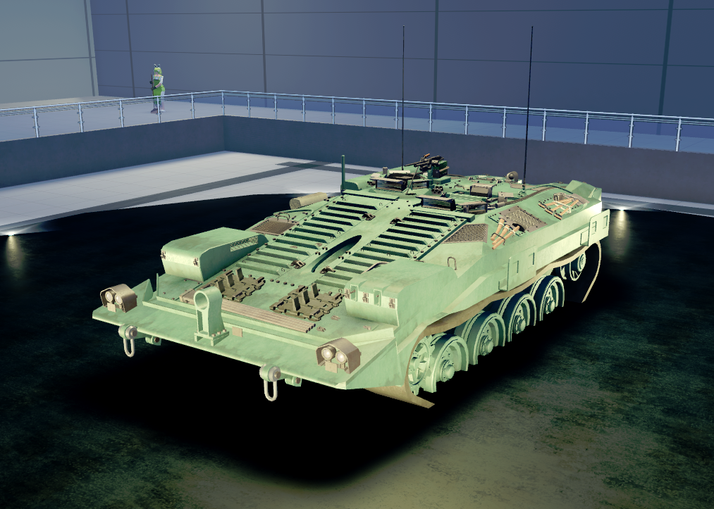 Strv 103A - Hull in Cursed Tank Simulator